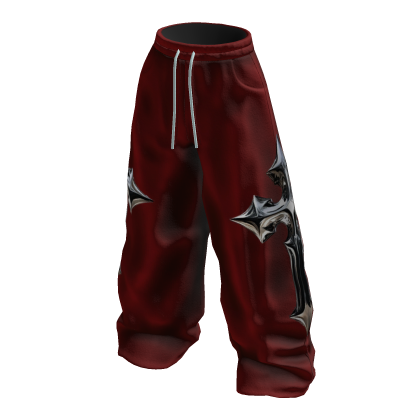 Pants - Red Chrome