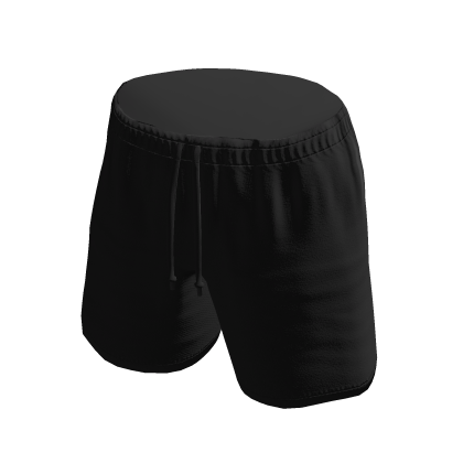 black shorts