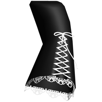 (Left) 3.0 R6 Lace Sleeves Black White