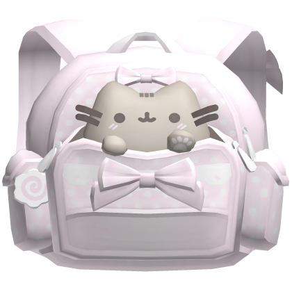 baby pink pusheen cat backpack 3.0 