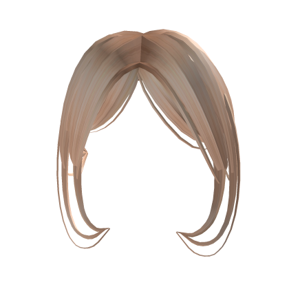 newside bangs in blonde combo