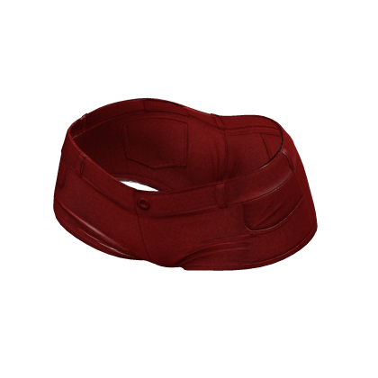 Hip Hugger Shorts (Red)