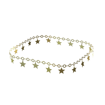 Right Gold Stars Ankle Bracelet 3.0