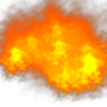Realistic Fire With Smoke