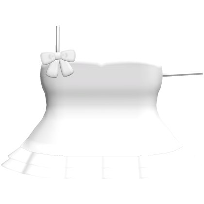 pretty white offshoulder doll dress