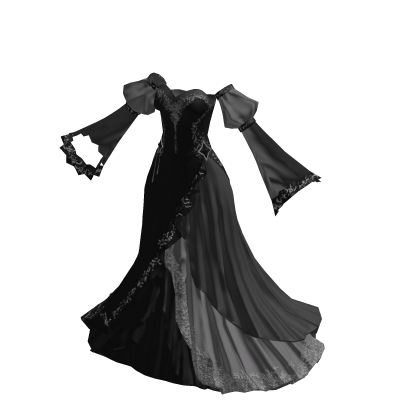 ♾️ Black starfall goddess gown