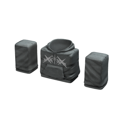 Y2K Gray Hoodie Layered 1.0 R15
