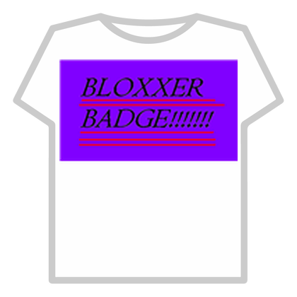 Bloxxer Badge!