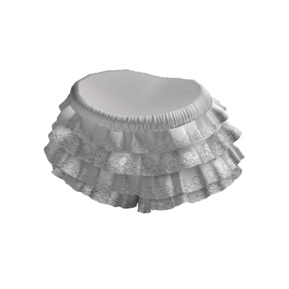 Ruffle Lace Bloomer Shorts (White)