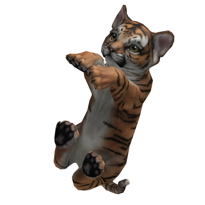 💙 Orange Tiger Cub Shoulder Pet