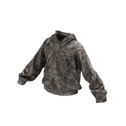 Vintage Camo Oversized Hoodie