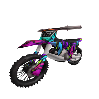 Motorcross Dirt Bike Groovy Livery