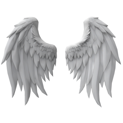 Huge Pearl White Angel Wings