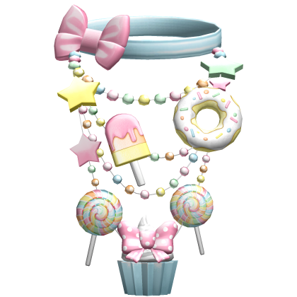 Kawaii Pastel Rainbow Candy Layered Necklace 3.0