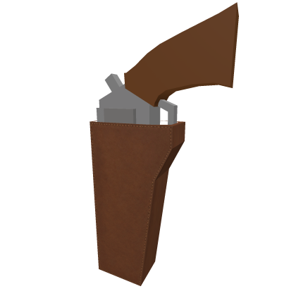 holstered prop revolver
