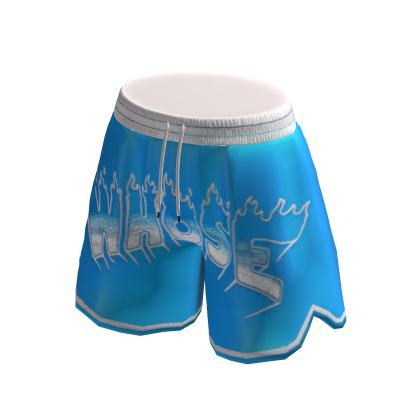 cool trendy blue shorts
