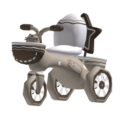 Ridable Cute Pusheen Tricycle Bike