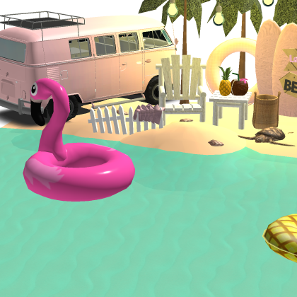 🏝️ Hidden Beach Island Hangout RP Vibe Map