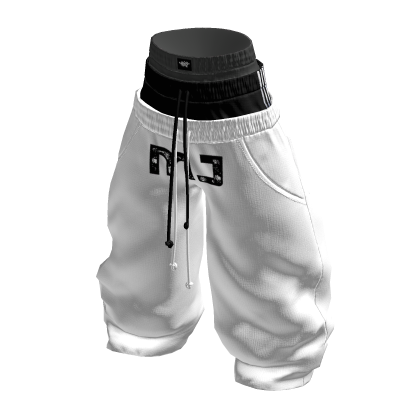 MJ - Sagging Pants White