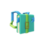 Nerba's Literal Book Bag Backpack