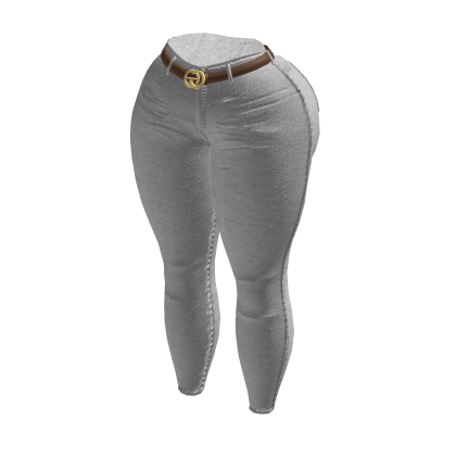 Baddie Jeans with Belt