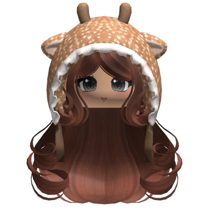 Kawaii Long Swirls W/ Fawn Hood (Auburn)