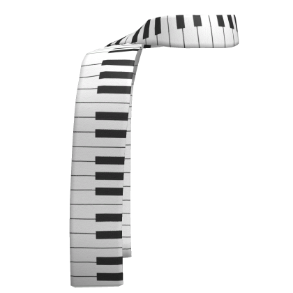 Piano Keyboard Scarf