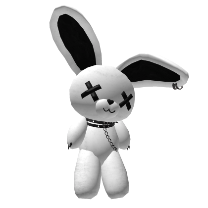 Huge White Fluffy Bunny Plushie