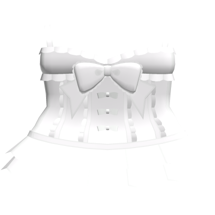 ♡ : sweet white ruffle babydoll dress
