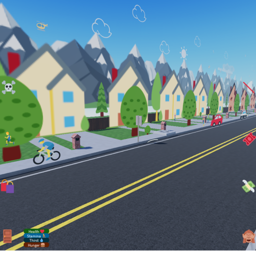 Emoji Land - A 2d Side Scrolling Walk through Town