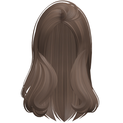Wispy Straight Long Hair (Brown)