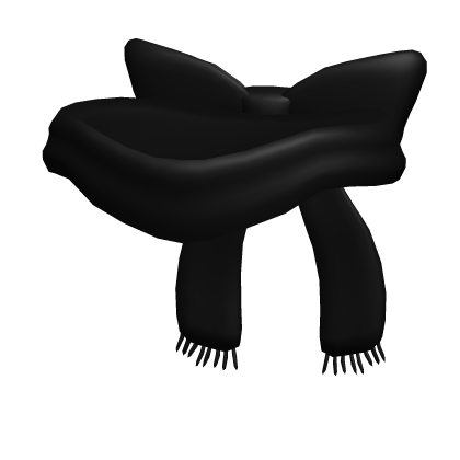 Oversized Bowtie Scarf Black