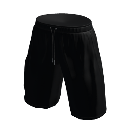 Black Y2K Baggy Shorts