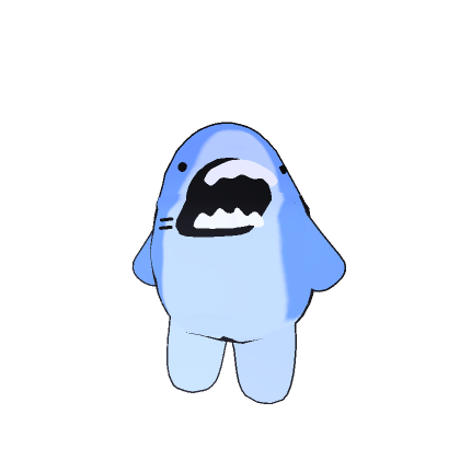 Cute Mini Shark (Neon)