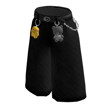 iBLOX - Y2K Black Baggy Shorts