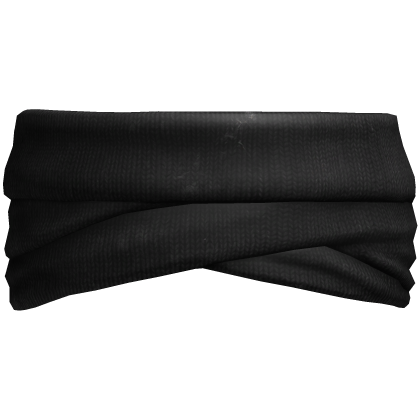 Realistic Face Bandage Blindfold Black