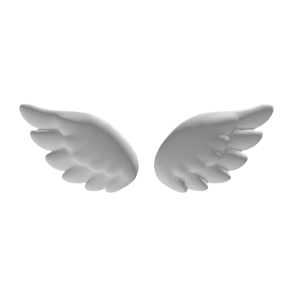 Small White Angel Wings