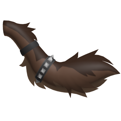 Brown Werewolf Furry Spiked Tail