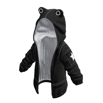 Froggy Hoodie Monochrome