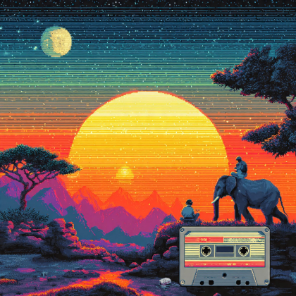 Retro Pixel World Chiptune Escape