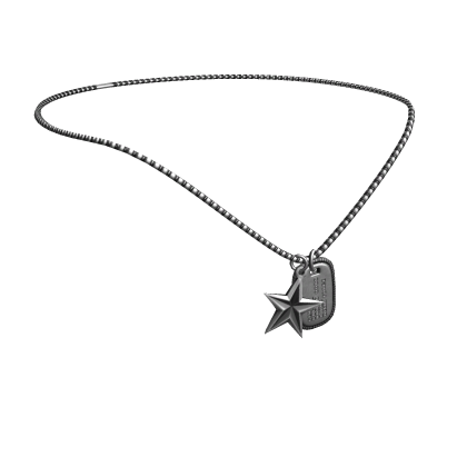Dog Tag/Star Pendant