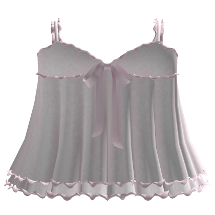 cute ruffle dress w bow - baby pink lace 3.0