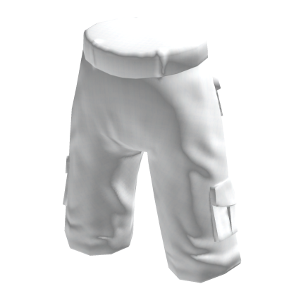 White Cargo Shorts