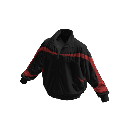 Black & Red Designer Tracksuit Top