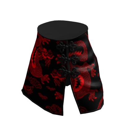chinese skirt_sk465_red