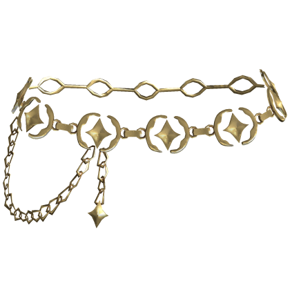 ☆ Gold Pretty Sparkle Waist Chain