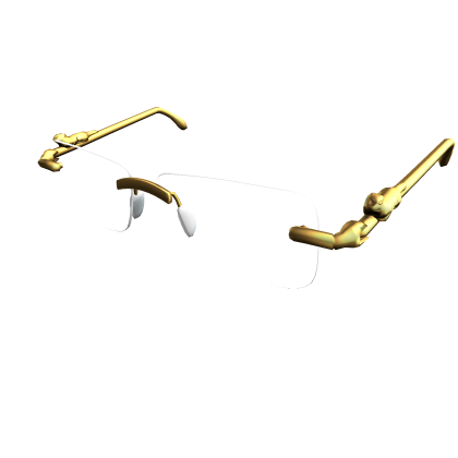 Gold Clear Cartier Shades V2