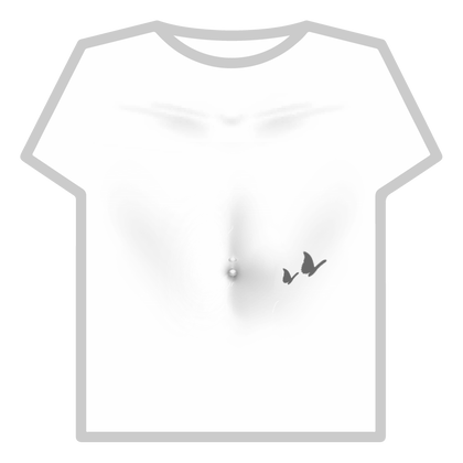 Belly Shading Y2K Piercing Tattoo 