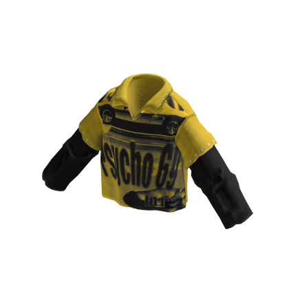 NOIR Y2K Double Boxy Longsleeve T-Shirt (Yellow)