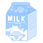 Blue Cotton Candy Milk